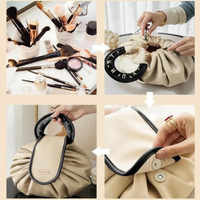 Thumbnail for Lazy Drawstring Makeup Fashion Handbag