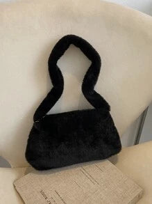 Fluffy Baguette Bag for Women