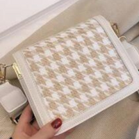 Thumbnail for Mini Plaid Pattern Crossbody Bag